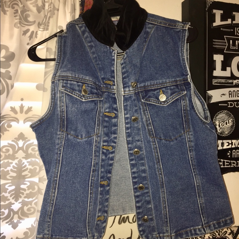 Denim vest